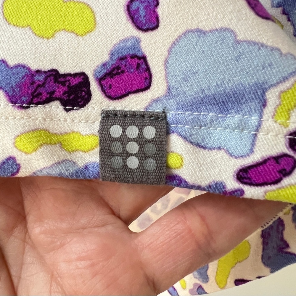 Title Nine Dream Fit & Flare Geometric Purple Multicolor Athletic Dress - Picture 6 of 13